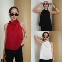 ราคา เสื้อแขนกุดคอปีน ผ้าชีฟอง ด้านหน้าซับ2 ชั้น (28721865029)