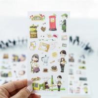 ราคา Coffee Time : สติ๊กเกอร์ วาชิ สติกเกอร์ DIY แต่งแพลนเนอร์ ไดอารี่ Diary Sticker Scrapbooking Decoration washi tape (1310373147)