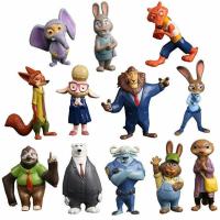 ราคา 12PCS Zootopia Topper ตุ๊กตา Zootopia Action Figure Miniature เค้ก Topper เค้กตกแต่งจอแสดงผล (49806827232)