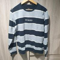 ราคา เสื้อสเวตเตอร์ OBEY ลายทางสีเทากรม ของแท้มือสอง (44758767278)