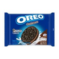 ราคา โอรีโอ ช็อกโกแลตครีมแซนด์วิชคุกกี้ Oreo Chocolate Cream Cookies 248.4g. (54609540313)