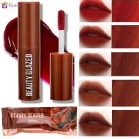 ราคา Beauty Glazed ลิปสติกช็อกโกแลต ลิปกลอส ลิปสติกรุ่นมอยส์เจอร์ไรเซอร์ ลบเส้นริมฝีปาก 12 โทนน้ำตาลแดง 【goob】 (22349619021)