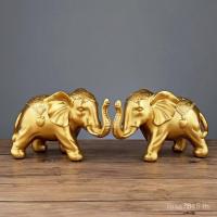ราคา ช้างทางเข้าตกแต่งงานฝีมือตู้ไวน์ตกแต่งเรซิ่นสไตล์จีนตกแต่งบ้านสร้างสรรค์ห้องนั่งเล่นย้อนยุคสีทอง วัว4เจ (27094740877)