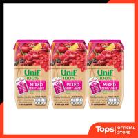ราคา UNIF ยูนิฟน้ำผักผลไม้รวมผสมมิกซ์เบอร์รี่ 100เปอร์เซ็นต์ 200มล.แพค 3 [8850388540078] (42674321311)