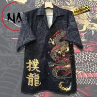 ราคา เสื้อเชิ้ต ลายมังกรฮาวาย (20779742195)