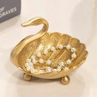 ราคา หงส์ทองเหลืองเครื่องประดับจานถาด,ทองตกแต่งแหวนและผู้ถือเครื่องประดับ-ตกแต่งถาดจานสําหรับแหวนต่างหูสร้อยคอสร้อยข้อมือนาฬิกาคีย์,วันเกิดวันแม่คริสต์ม (53061001904)