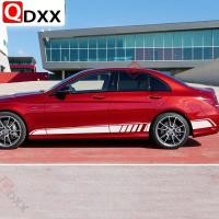 ราคา สําหรับ Mercedes Benz W205 C180 C200 C250 C Class ประตูด้านข้าง Decal อุปกรณ์เสริมรถจัดแต่งทรงผม c63 AMG Edition ด้านข้างกระโปรงลายสติกเกอร์ (47709597912)