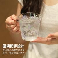 ราคา บลูโลตัสแก้วดูสูงถ้วยน้ําโฮมออฟฟิศสาวส่วนบุคคลฤดูร้อนเครื่องดื่มเย็นแก้วดอกไม้หัก (50410362296)