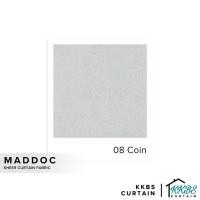 ราคา KKBS CURTAIN Maddoc ผ้าผ้าม่านเชียร์ตัดเมตร - เหรียญ (126") (53359555915)