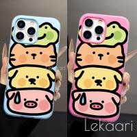 ราคา น่ารักทาสีสัตว์สําหรับ OPPO A16 A16K A16e A55 A54 A36 A76 A96 A57 A56s A57e A57s A77S A78 A58 A59 A79 A98 5G F23 นุ่มสองชั้น (47059710498)