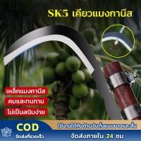 ราคา EOSM มีดขอชัก มีดขอโค้ง มีดขอ มีดพร้า มีดขอชักกล้วย ตัดแต่งใบกล้วย มีดขอกล้วย มีดทำสวน เคียวตัดทางปาล์ม (52356364652)