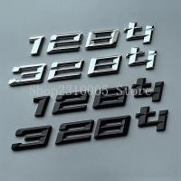 ราคา 128ti 328ti ตัวอักษรตัวเลข ABS สัญลักษณ์รถสําหรับใหม่ 120i 125i 128i 320i 325i 328i รถ Trunk ป้ายชื่อโลโก้สติกเกอร์ Chrome สีดํา (48259477543)