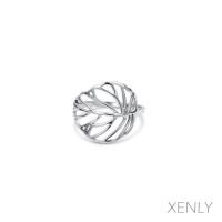 ราคา XENLY Monstera Leaf Ring แหวนเงินแท้ 925 ลายใบไม้ ฉลุใบมอนสเตอร่า XK-R-0031 (41631410451)