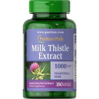ราคา puritan Milk Thistle 1000 mg 4:1 Extract (Silymarin) 180 Softgels (6634489077)