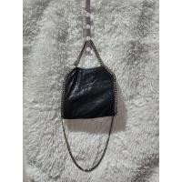 ราคา Stella Mccartney mini 26 cm สีดำ อะไหล่เงิน มือ 2 ของแท้ % (27506711796)