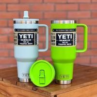 ราคา Yeti Rambler 40oz Travel Straw Mug ของแท้ (51056203358)