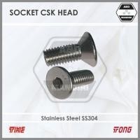 ราคา SS304 Bolt Verseng L / JFL Stainless M4 X 25 (SUS304 A2-70 Socket Countersunk Head) M4x25 / 4x25 / Bolt JFL 4 x 25 (46354043607)