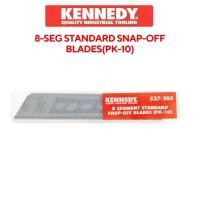 ราคา KENNEDY ใบมีดคัตเตอร์ 18 มม. แบบหักได้ 8 ข้อ (Heavy Duty Snap-Off Blades) กล่อง 10 ใบ รหัส KEN5372050K (47361979471)
