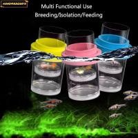 ราคา HANDMADEARTX กล่องแยกพันธุ์ปลาลอย, ตาข่ายพลาสติกใสลอย Hatching Box, ที่ถอดออกได้ Aquarium Breeder กุ้ง Guppy Fish Hatchery Incubator Breeder กล่อง (49756204030)