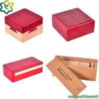 ราคา AUGUSTINAN IQ Puzzle Mind Brain Teaser, Luban ล็อคปลดล็อคปริศนาพัฒนาสมองไม้, คลาสสิกเปิดกล่องปริศนาไม้ 3D ปริศนาไม้ของเล่นเด็ก (47111967623)