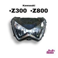 ราคา โคมไฟหน้าแท้ Kawasaki Z300 Z800 มือ2 (BS0077h) (51000302776)