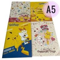 ราคา สมุดมีเส้น A5 Pokemon เส้นล้วน (ขาว/ถนอมสายตา) (40674478984)