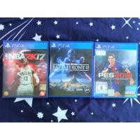 ราคา แผ่นเกม PS4 มือสอง (PES2018, NBA 2K17, Star wars battelfront II),attack on titan2 (3232665982)