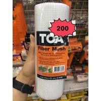 ราคา TOA Fiber Mesh ทีโอเอ ไฟเบอร์ เมซ์ ผ้าตาข่ายไฟเบอร์กลาส ขนาดกว้าง 8 นิ้ว ยาว 10 เมตร By บ้านช่าง (4070318667)