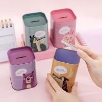 ราคา Santa Claus Piggy Bank การ์ตูน Tinplate Square Piggy Bank เด็กคริสต์มาสของขวัญน่ารักเดสก์ท็อปเครื่องประดับ (42231119234)