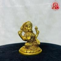 ราคา พระแม่ลักษมีขนาด 4 นิ้ว งานทองเหลืองแท้นำเข้าจากอินเดีย (46904864845)