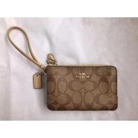 ราคา Coach double zip wristlet (2259427543)