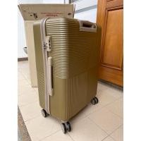 ราคา [ของแท้ มือ 1] Caggioni Luggage กระเป๋า กระเป๋าเดินทางล้อลาก 24 นิ้ว รุ่น 61001 Gold (18) (21473490634)