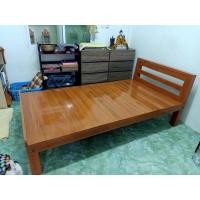 ราคา เตียงนอน3.5ฟุต เตียงนอนไม้สักแท้ส่งฟรี(ยกเว้นภาคใต้) (5036364251)