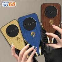 ราคา เคส Xiaomi Redmi A3 / A3x พร้อมลายไม้สุดหรูและลายมังกรสีทอง (46210646636)