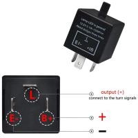 ราคา Proton Type 3 Pins รีเลย์ไฟเลี้ยวแบบปรับได้ - รีเลย์ Flasher สําหรับไฟ Led Hyper Blink Flash Resolve (42255588215)