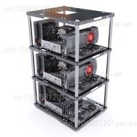 ราคา Multilayer Stacking, Computer Case, Open Bracket, Studio Case, ATX Main Board Support (51862413096)