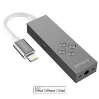 ราคา [ลดล้างสต็อก] docool MFi Certified 2-in-1 Lightning to 3.5 มม.อะแดปเตอร์หูฟังพร้อมพอร์ตรีโมทอินไลน์และเบส Boost Data Sync ชาร์จฟังเพลงสําหรับ iPhone X/ (43530484472)