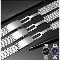 ราคา Watch Band Accessories for Omega Seamaster 300 Ocean Universe 600 Observatory Solid Stainless Steel Watch Straps 18mm 20mm 22mm (57060221057)