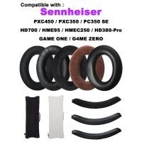 ราคา เหมาะสําหรับ Sennheiser PXC450 / PXC350 / PC350 SE / HD700 / HME95 / HMEC250 / HD380-Pro / GAME ONE / G4ME ZERO เปลี่ยนหูฟังฟองน้ําที่ปิดหูแผ่นรองหูฟัง (51007841707)