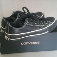 ราคา รองเท้า Converse หนังสีดำ Used..✌ (894684887)