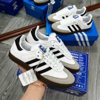 ราคา Adidas samba classic white Brown sole shoes, men Women samba shoes อุปกรณ ์ เสริมเต ็ มกล ่ อง (26805849919)