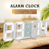 ราคา นาฬิกา ดิจิตอล ตั้งโต๊ะ แขวนผนัง ปลุกได้ LED Digital Wall Clock (3841505649)