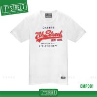 ราคา 7th Street เสื้อยืด แนวสตรีท รุ่น Champs ( ขาว - ดำ ) CMP001 , CMP002 ของแท้ (20732275837)