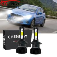 ราคา สําหรับ Mazda 2 Hatchback DJ 3rd Gen 2016-2019 (โคมไฟไฟหน้า) - ด้านหน้า LED ไฟหน้าหลอดไฟชุดแปลง 6000K 12V-32V สีขาว Qty 2 (1 คู่) CHEN LHL CG (50960203420)
