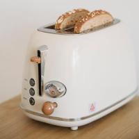 ราคา Minimalist Bread Toaster 2 Slots, Snack Maker (50409610783)