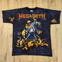 ราคา (ด้ายม่วง) Megadeth OVP เสื้อวง เสื้อทัวร์ วงร็อก (12680511674)
