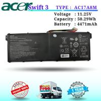 ราคา Acer แบตเตอรี่ Acer Spin 3 SP314-52 TMX314 TMX314 Series AC17A8M ของแท้ (23941562147)