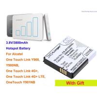ราคา แบตเตอรี่ฮอตสปอต 3800mAh TLi036A1 สําหรับ Alcatel One Touch Link 4G+, 4G+ LTE, Y901NB, One Touch Link Y900, Y900NB (26445040665)