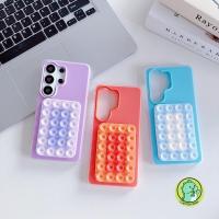 ราคา ดูดถ้วยสําหรับ Motorola Moto G14 G13 G04 G04S E22 E22i E14 E13 Itel P55 A70 A50 5G 4G หรูหราน่ารักสีลูกกวาด 2 ใน 1 Anti-Slip ปลอก (57612038111)