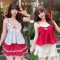ราคา เสื้อสายเดี่ยวผ้าคอตตอนลินิน Nusa (22588165591)